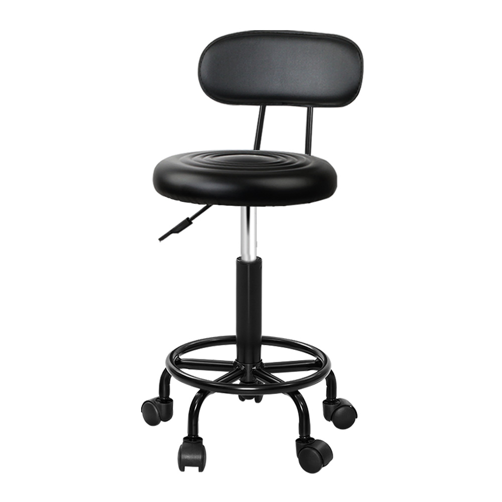 Salon Stool Swivel Chairs With Back Barber Beauty Hydraulic Lift