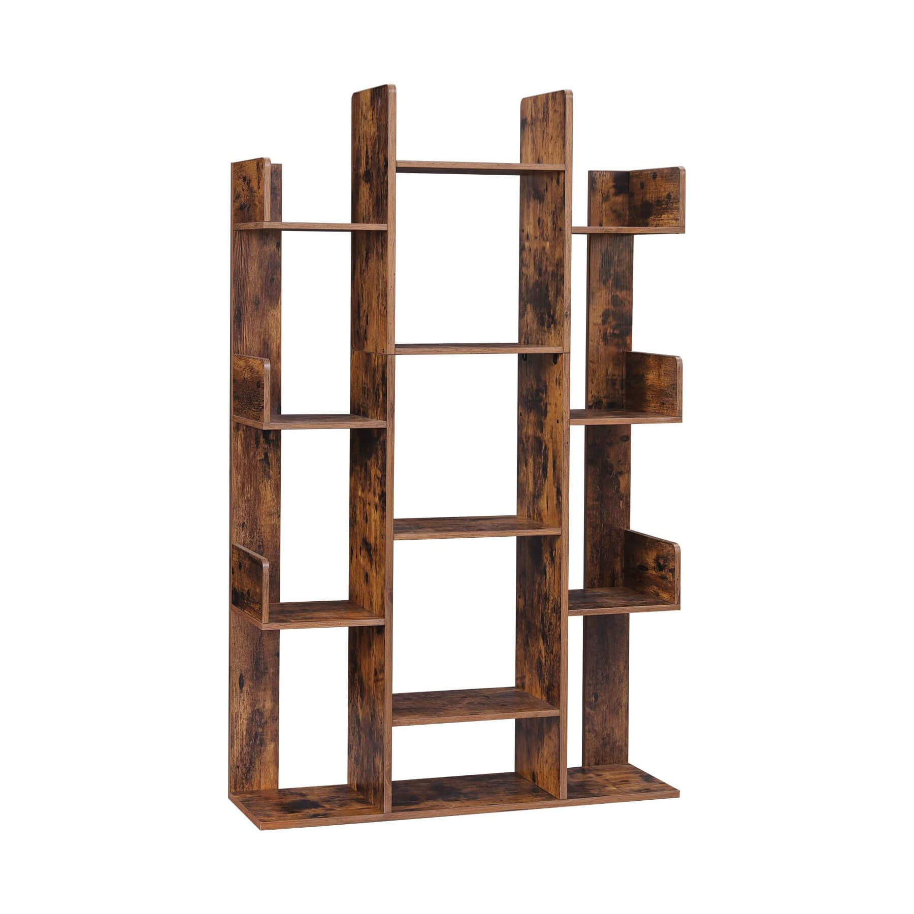 Bookshelf Tree Shaped Bookcase With 13 Storage Shelves Bookshelf Tree Shaped Bookcase With 13 Storage Shelves