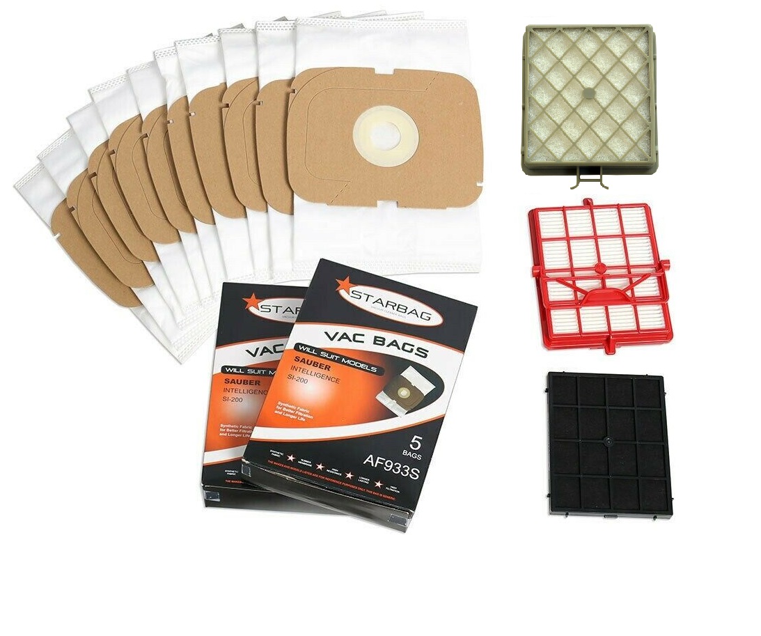 Bag and filter kit for Sauber Intelligence, Excellence & Classic vacuum